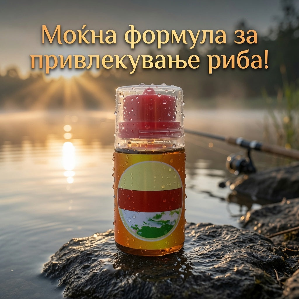 Мамец-Течност За Риболов – Привлечи Повеќе Риби Со Само Неколку Капки!