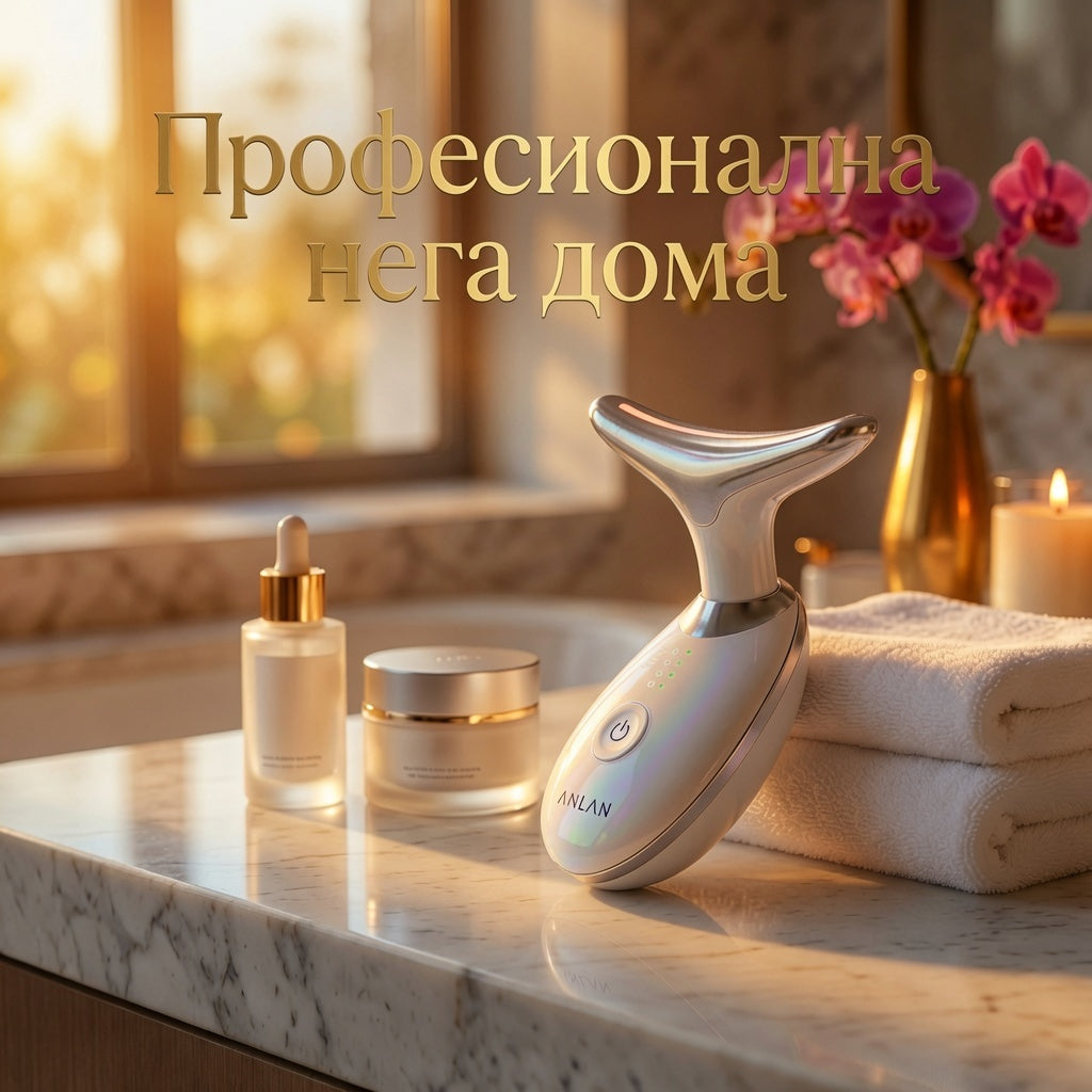 Масажер За Лице и Врат – Затегната и Свежа Кожа За Само 7 Дена!